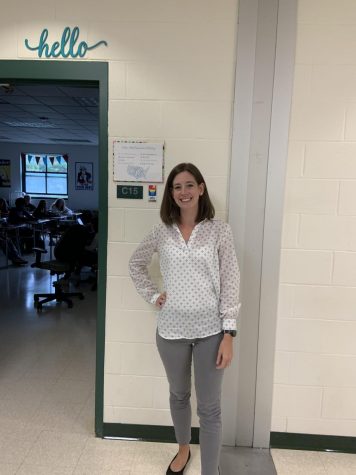 New student council adviser Caitlin McCarron.