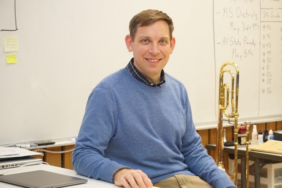 New Dartmouth Director of Music Ian Flint takes over the reins for the 2020-2021 school year.