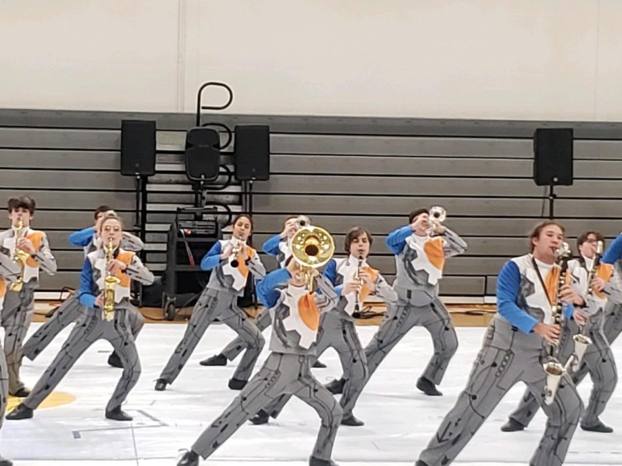 The DHS Winds group in performance.