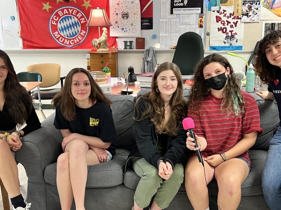 Spectrum members Morgan Melo, Mackenzie Boucher, Avary Amaral, Bronte Massucco, and Rosa Pereyra.