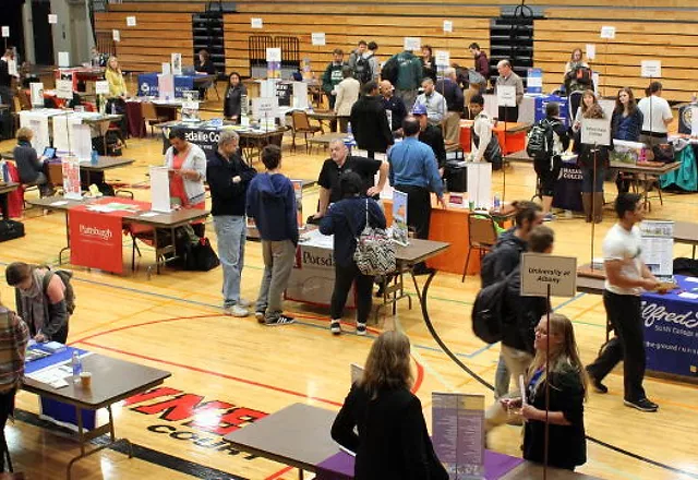 The scene at the 2022 DHS College Fair